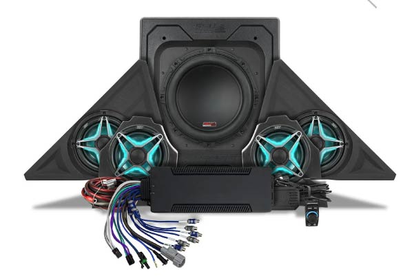  240-SS-PHZ5VRC / 2018-2025 Slingshot Phase-5 V-Spec 1400watt 5-Speaker Audio-System | Config: Ride Command